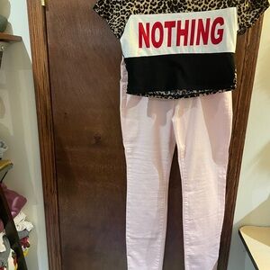 BDG Soft Pink Straight Leg Pants